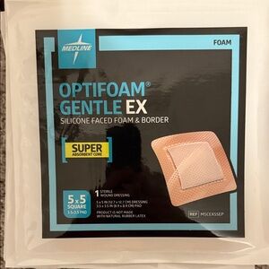 Medline Optifoam Gentle EX Wound Dressing